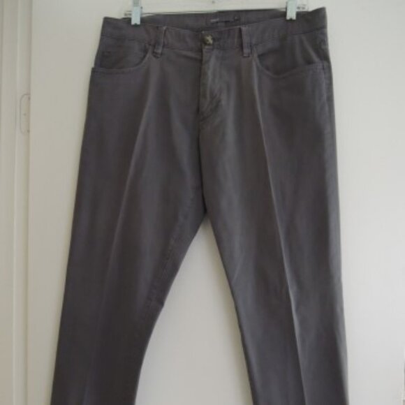 Mens Jeans 32 x 29 VINCE Cotton Blend Gray Pants Unisex Light Weight Slacks EUC